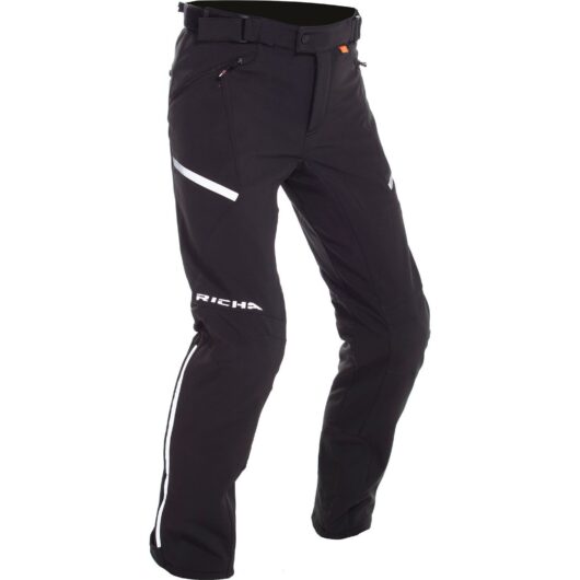 Richa Softshell Motorcycle Trousers - Black / UK 30" | EU 48 | US 30" | S / Regular